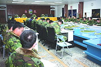 　羅指揮官於會中表示，軍紀安全的重要性需要倚賴全體官兵同仁的努力，期防區官兵務必落實各項安全維護工作。（圖／文：劉宏毅）