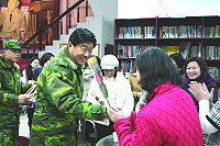 北指部舉辦婦女節慶祝茶會。(圖/文:高玉麟)