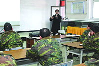 馬防部辦理軍陣精神醫學講習。(圖/文:劉宏毅)