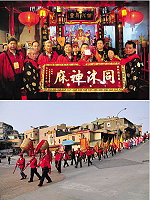 　馬祖境天后宮「兩馬連江會香交流團」風光賦歸，雙方廟宇互贈紀念品建立深厚友誼；媽祖金身於傍晚順利回宮。（圖／文：曹重偉）