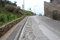 　牛角村主要聯外道路路面破損，近期消防專管完成將一次改善。（圖／文：邱竟瑋）