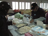 馬祖手工餛飩家常麵生品的推手 -- 陳灼金、陳福興。(圖/文:宋志富)
