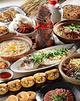 台北遠東Cafe餐廳推出的金馬菜餚。(圖:香格里拉台北遠東飯店提供)