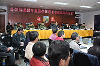 馬祖地區於十九日舉行九十九年度「萬安三十三號演習」第一階段兵棋推演,由陸軍司令部副司令李清國中將親自主持(圖/文:林忠和)