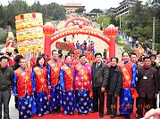 東莒熾坪境福德宮龍角峰五位靈公謁祖進香之旅,兩岸信徒藉著相同的宗教信仰拉近彼此的距離。(圖/文:林冰芳)