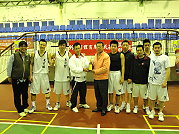 　東引鄉戒菸盃籃球賽，鄉親隊表現優異，勇奪冠軍。（圖：東引鄉公所提供）