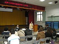 　銘傳觀研所99年馬祖碩士班舉辦招生說明會。（圖：劉秋月）