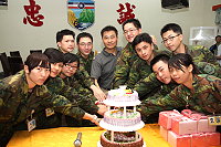 馬防部四月份生日餐會