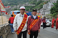 　芹壁天后宮金媽祖北竿遶境，全島軍民歡樂沸騰最高點。（圖／文：陳鵬雄）