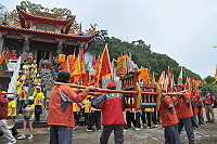 　芹壁天后宮金媽祖北竿遶境，全島軍民歡樂沸騰最高點。（圖／文：陳鵬雄）