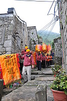 　芹壁天后宮金媽祖北竿遶境，全島軍民歡樂沸騰最高點。（圖／文：陳鵬雄）