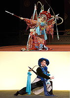 國光劇團馬祖巡迴公演,昨天南竿演出《摩天嶺》、《穆桂英》,獲得觀眾熱烈迴響。(圖:國光劇團提供)