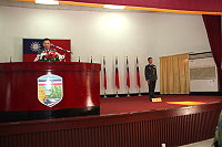　馬防部指揮官羅中將表示，主任於各階層服務期間均有卓越績效，相信到任後必能協助防區各項任務推動、落實各項工作福利，增進軍民關係。（圖／文：林澤廷）