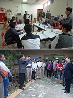 連江縣議會與縣府至東引鄉進行縣政考察。(圖/文:陳其敏)