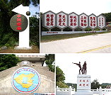 馬防部與縣府等相關單位合作,上週起除展開全島除草,也粉刷四鄉五島各大軍事標語,重現戰地時期的氛圍。(圖/文:邱竟瑋)