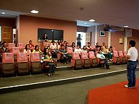　馬祖國家風景區管理處辦理觀光從業人員訓練課程，培育東引在地觀光服務人才。（圖／文：陳其敏）