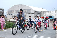 　東引國中小18位畢業生接受鐵人三項考驗，迎向新的人生階段。（圖／文：陳其敏）
