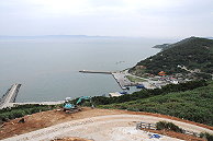 　北竿白沙碼頭北堤長度不足造成港區靜穩度不佳，地方各界爭取延伸。（圖／文：陳鵬雄）