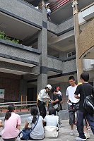 　99年全縣國中生大露營展開第二天的戶外活動。（圖／文：陳鵬雄）