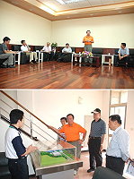 營建署長葉世文昨天訪馬聽取地方政府需求,對於生活圈道路改善計畫與汙水下水道興建表示全力支持。(圖/文:邱竟瑋)