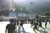 北高指揮部為促進官兵團結,提振部隊士氣,特於日前舉行籃球比賽,參加比賽的單位莫不摩拳擦掌,為團隊爭取最大的榮譽而努力。(圖/文:陳紀翰)