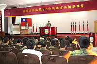 朱副指揮官表示,當兵的過程可以令人回憶無窮,哪怕只是個摺棉被的話題,都可以聊上三小時不間斷。(圖/文:巫冠瑩)