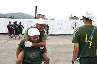 北指部指揮官劉將軍配合於假日島休期間主持追蹤旅行活動,期望以寓教於樂方式,使防區官兵走出戶外,培養正當休閒活動風氣。(圖/文:林奕成)