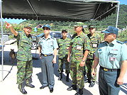 聯勤司令部政戰副主任黃將軍蒞馬視導(圖與文:南竿聯保廠輔導長陳少校撰)