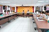 　北竿鄉公所召開易坍方區域整建復原協調會。（圖／文：陳鵬雄）