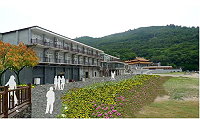 　馬港沙灘可望納入媽祖宗教園區，進行遊憩環境的美化，此為規劃設計單位的模擬圖。（圖：中冶環境造形顧問公司提供）