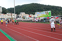 　99年縣運升火。（圖與文：本報縣運採訪小組）
