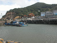 　白沙浮動碼頭興建計畫核定，內港是預定興建地點，可能影響部份船隻。（圖／文：陳鵬雄）