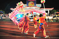 　活力奔放、熱情馬祖！99年縣運會開幕巡禮之一。（圖：曹重偉）