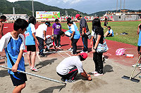　九十九年縣運會田徑賽盛大登場。（圖／文：曹重偉、陳其敏）