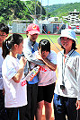 　99年縣運會田徑賽風光落幕。（圖／文：曹重偉、陳其敏）