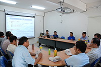　馬祖南竿海淡廠建置進度表現佳，經濟部水利署中區水資源局抵馬取經，以作為金門海淡廠建置執行參考。（圖／文：劉秋月）