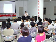 連江縣衛生局舉辦「精神病症去污名化」講座東莒場開講。(圖/文:林冰芳)