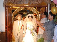 颱風夜裡的婚禮。(圖與文:邱竟瑋)