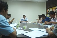 　東引鄉公所針對「東湧高粱酒節慶文化行銷活動」向鄉代會作專案說明。（圖／文：陳其敏）