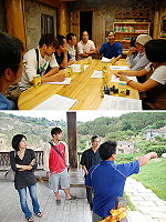 　馬祖傳統簇群民居保存與活化計畫，文化局會同文建會專家進行現勘及評鑑。（圖：連江縣政府文化局提供，文：陳鵬雄）