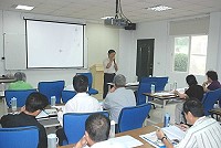 連江縣高峰領導論壇,縣長楊綏生與一、二級主管就縣政發展願景分享互動式對話。(圖/文:邱竟瑋)