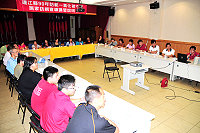 　消防局今天起特別執行「防範一氧化碳中毒居家訪視宣導計畫」，昨天先召開訪視訓練說明會，提醒執行者相關注意事項。（圖／文：曹重偉）
