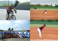 99年離島運動會馬祖自由車、慢速壘球獲得第三。(圖:離島運動會馬祖代表隊提供)
