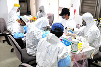 　國防醫學院預防醫學研究所調查小組來馬執行「九十九馬祖地區鼠類相關重大傳染病之病媒與病原體研究調查」，調查是否有重大傳染病源寄生，確保馬祖地區鄉親軍民健康。（圖／文：曹重偉）