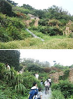 　馬管處協助珠螺興建通往上村的步道，珠螺社區發展協會將持續整理，邀請遊客體驗上村遺址之美。（圖／文：邱竟瑋）