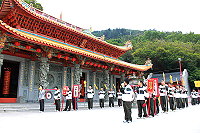 　2010媽祖昇天祭演練側影。（圖：曹以鋒）