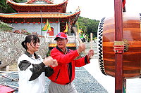 　2010媽祖昇天祭演練側影。（圖：曹以鋒）