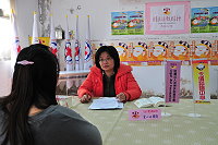 　法扶會馬祖分會律師下鄉活動溫馨登場，吸引多位民眾前往申訴，以私人債務、買賣糾紛為主，獲得宋一心律師的充分說明。（圖／文：曹重偉） 