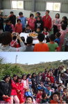 東莒國小校慶暨秋季郊遊健行活動,全校師生與家長歡樂一整天。(圖/文:林冰芳)