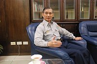 馬祖開放觀光後治安情勢複雜化,新任連江縣警察局長侯欽宗宣示打擊犯罪的決心,同時也呼籲鄉親要有防患未然的觀念。(圖/文:邱竟瑋)